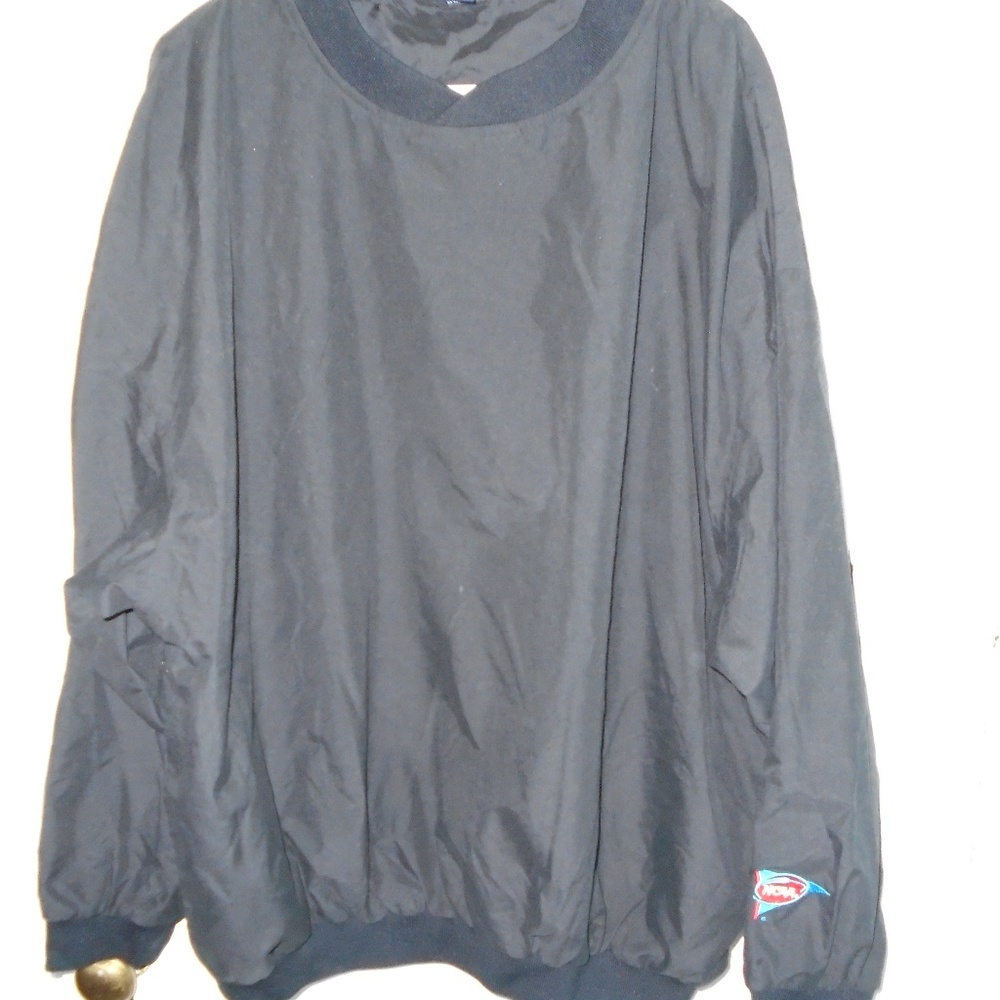 NCAA pullover black 2x Microfiber nylon